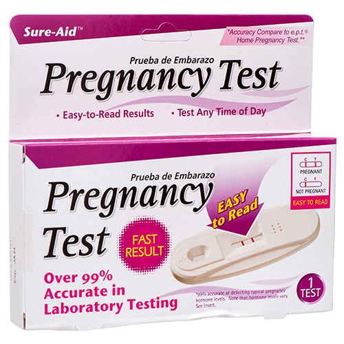 SURE-AID PREGNANCY TEST FAST RESULT